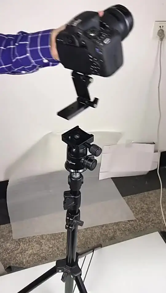 ADAI Z-Shaped Flex Tilt Tripod Head Aluminum Alloy Folding Z Tilt Head - View #7