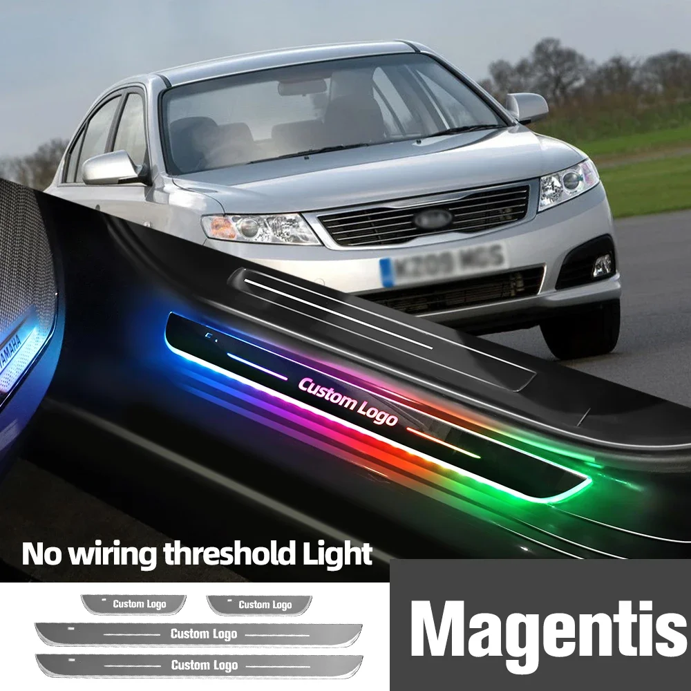 

For Kia Magentis 2005-2016 2011 2012 2013 2015 Car Door Sill Light Customized Logo LED Welcome Threshold Pedal Lamp Accessories