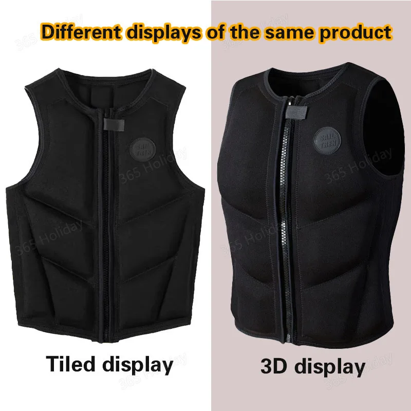 Männer SURF Impact Weste Frauen Neopren Wakesurf Wakesurf Comp Weste Erwachsene Auftriebsweste Geeignet für Wassersport Schwimmweste – Detail 3