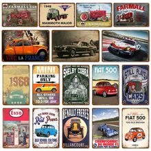 

Vehicle Still Life Wall Pendant Plate Vintage Metal Tin Sign Car Advertisement Plaque Bedroom Garage Bar Wall Decoration