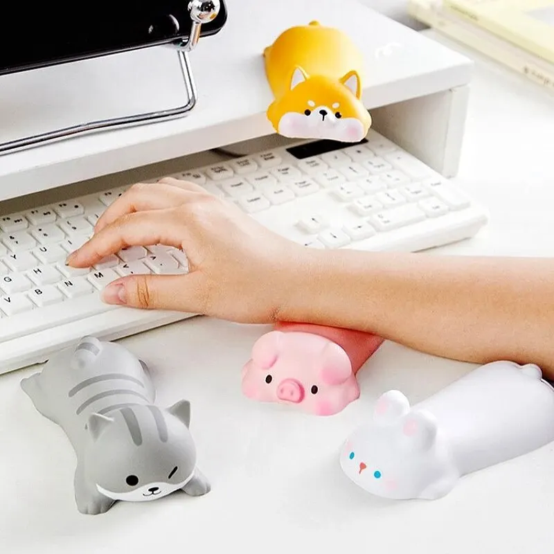 Wrist Rest Support Cute for Mouse Pad Computer Laptop Arm Rest for Desk Ergonomic Slow Rising Squishy Toy Desktop Ornament wrist rest support