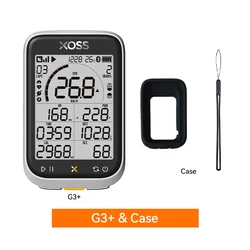XOSS GPS Bike Computer - Advanced Power Meter & Waterproof Cycling Odometer with Cadence and Speed Tracking (G3P Case)