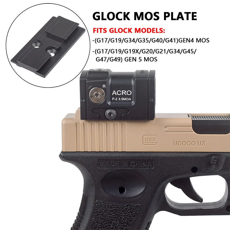 P-2 Tactical Red Dot Sights Optic Reflex Hunting Sight Holographic Rifle Scope Glock Sight Fully Enclosed Collimator 20mm Rail red dot sight rifle scope holographic collimator