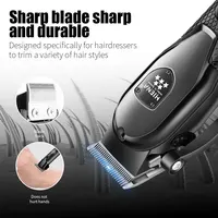 hiena Hair Clipper Kit for Men Electric Shaver Hair Trimmer Professional Cutting Machine Hair Trimmer with LCD Digital Display 3