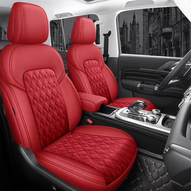 

middle Alcantara Leather Mixed Car Seat Cover For Benz ML350 ML320 ML400 ML500 ML300 ML63 W163 W164 W166 car accessories styling