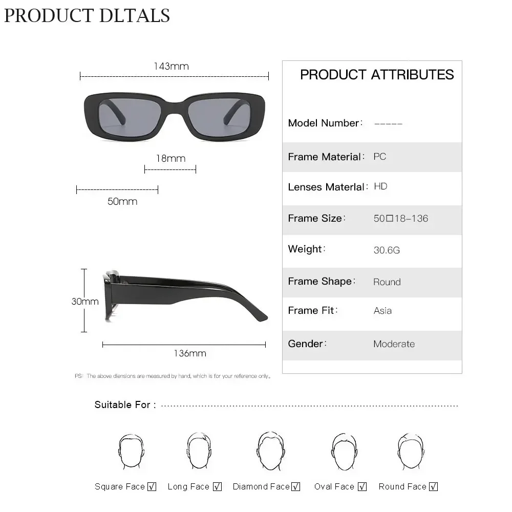 Car Retro Sunglasses Oval Fashion Sunglasses For Women Men Y2K Jelly Frame Glasses For Beach Party Club Accessories Tools