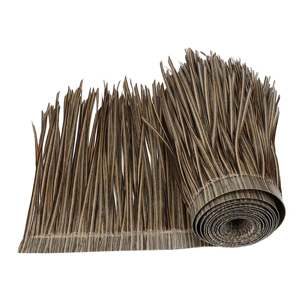 Artificial Thatch Roofing for Outdoor Garden Patio - Straw Roof Simulation Panel