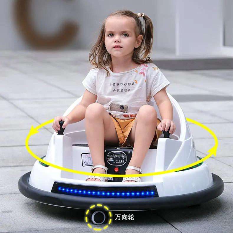 Children Bumper Car Cycling Outdoor New Wear-resistant Square Commercial Amusement Park Equipment Go Kart Racing Car Luminous Children's Bumper Car children bumper car
