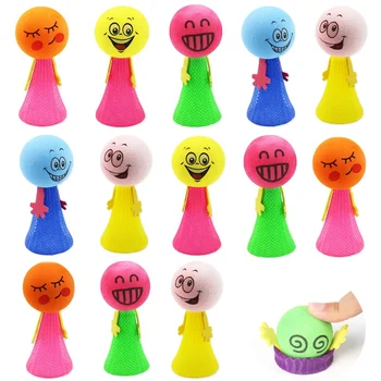 Poupée sautante mignonne, jouet de printemps pour enfants, cadeaux de fête d'anniversaire, friandises pour garçons et filles, cadeaux d'invité, prix scolaire, remplissage de sacs cadeaux, 10 pièces 1