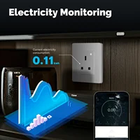 MOES Tuya ZigBee Smart Socket UK Wall Embedded Outlet Energy Monitor Indicator App Remote Control Voice Cotrol Alexa Google Home - Image 4