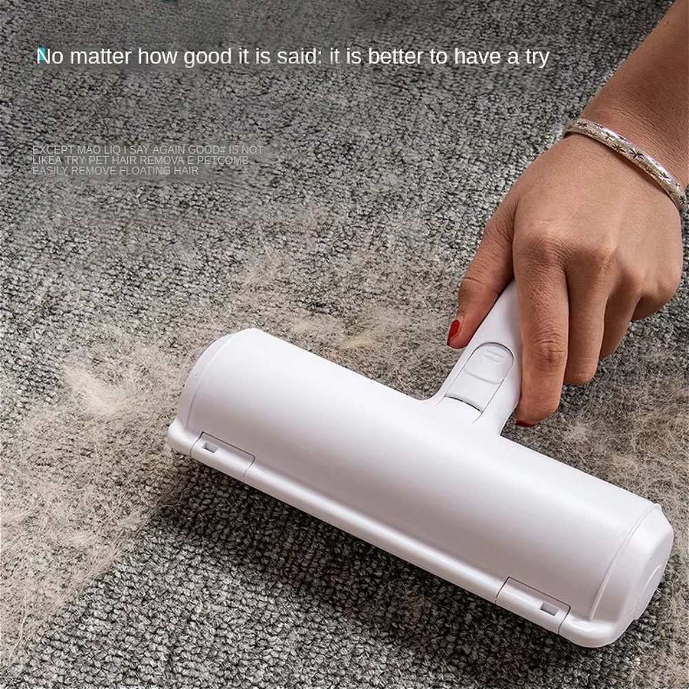 One Hand Operate Way Pet Hair Remover Roller Removing Dog Cat Self Cleaning Lint Pet Hair Remover Remov Cleaning
