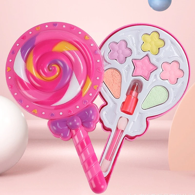 Simulation Girl Pretend Princess Makeup Toys Play House Children's Cosmetics  Lipstick Eyeshadow Set For Kids Party Cosplay Game 5