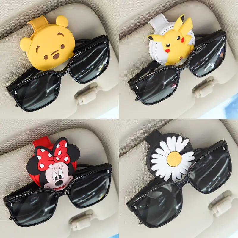 Anime Pokemon Pikachu Car Eyeglass Holder Kawaii Sun Visor Glasses Box  Sunglasses Clip Auto Interior Organize Accessories Gift - Movies & Tv -  AliExpress