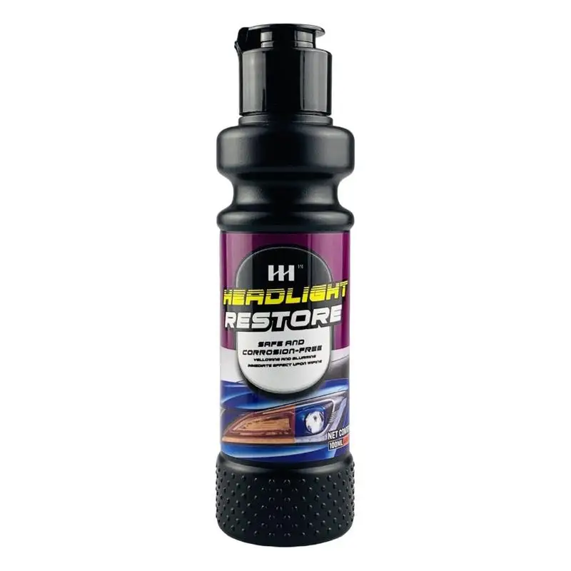 

Car Headlight Cleaner 100ml Headlamp Restoration For Lens Restore Portable Headlight Restorer For RVs Motorcycles Trucks Bikes