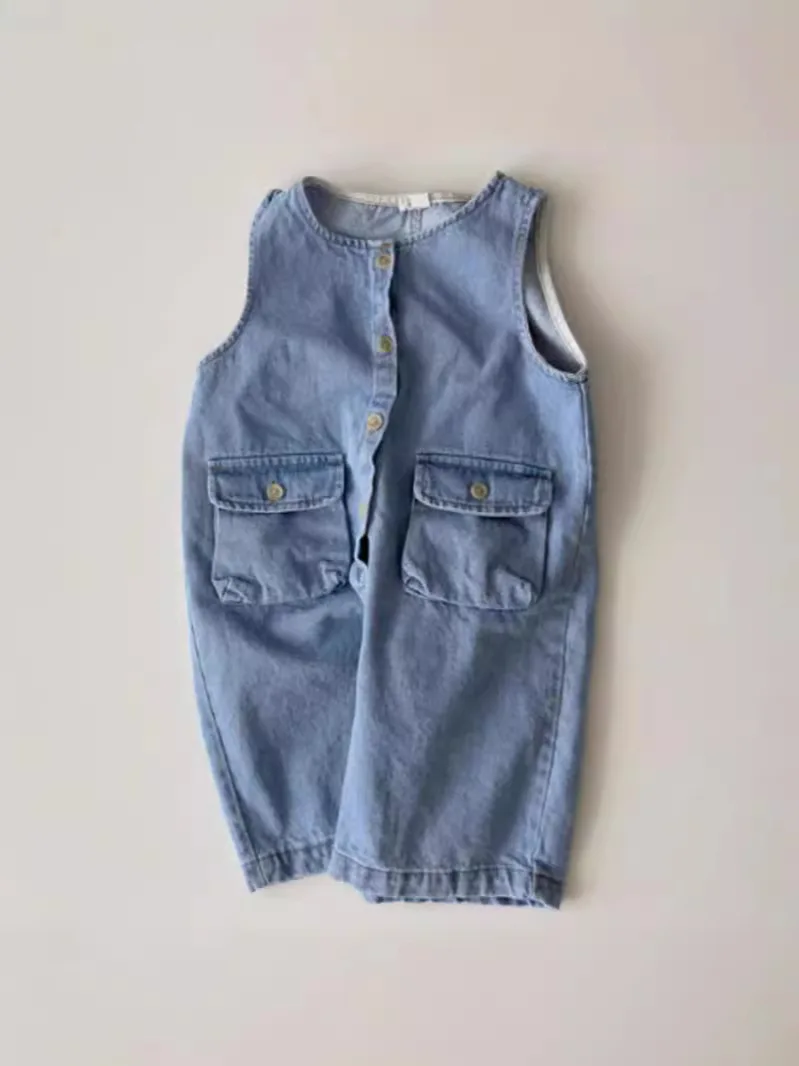 Рисунок 3 - Комбинезон детский джинсовый без рукавов