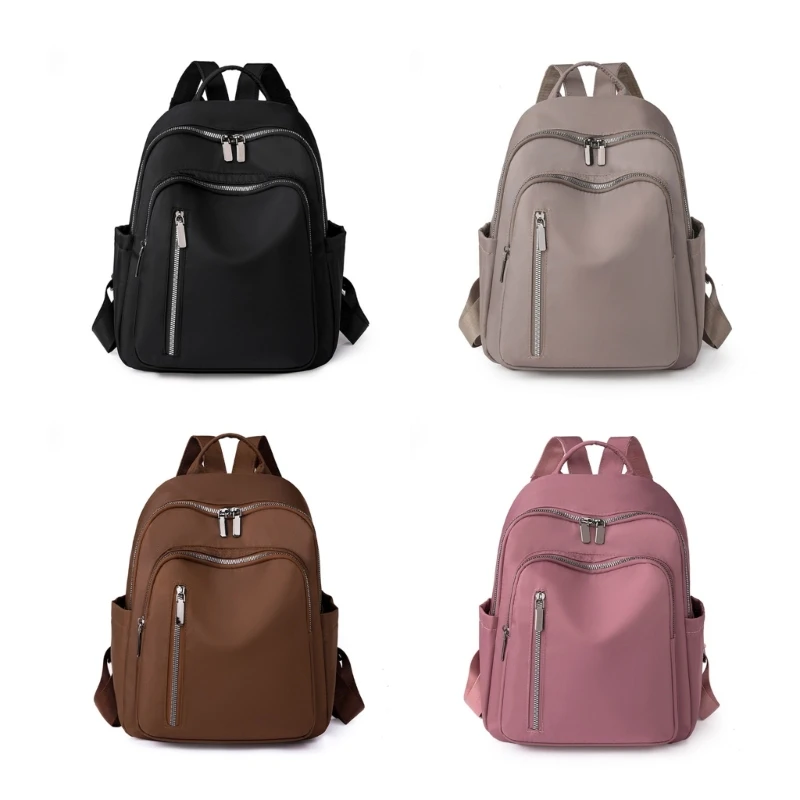 

School Backpack Fashion Nylon Book Bags Female Backpacks for Teenagers College Travel Rucksack Student Casual Daypack