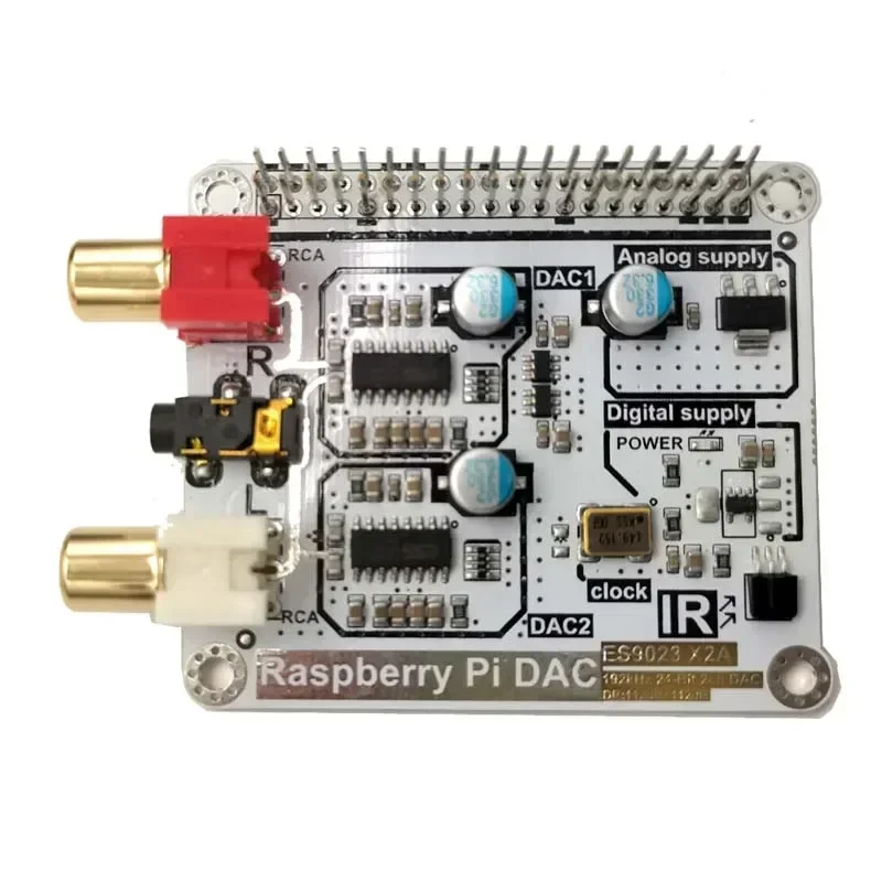 Nuova Modalità Volumio Raspberry Pi Dac Hifi Dual Es9023 Decodifica Scheda Dac I2S + Telecomando