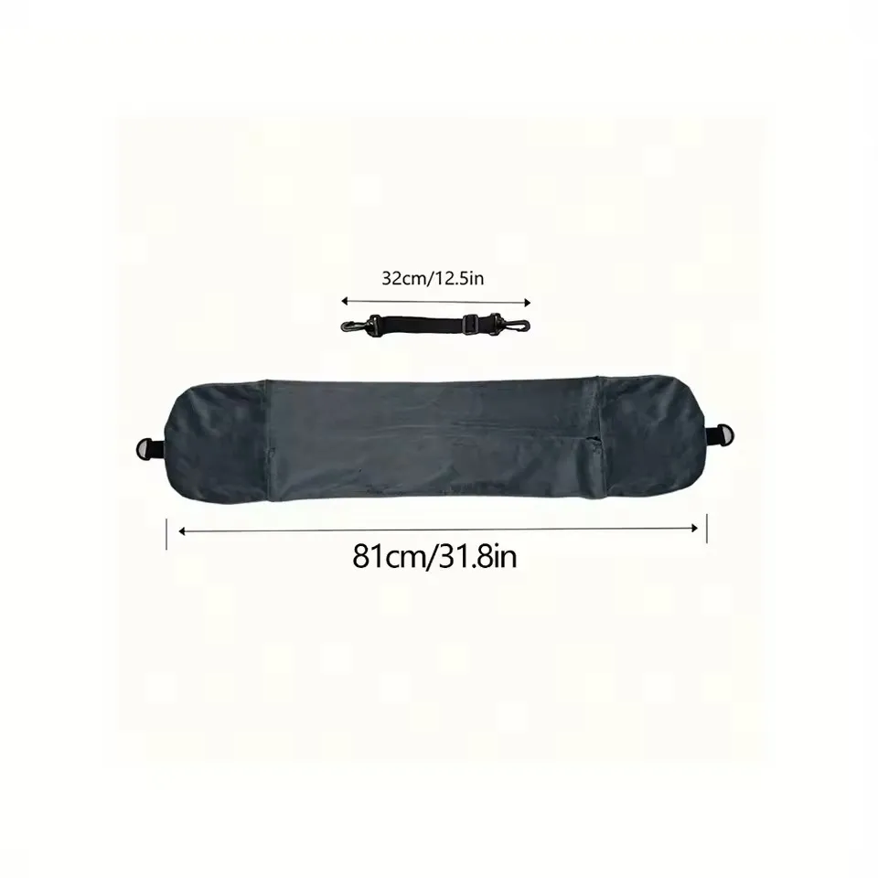 Deluxe Adjustable Travel Pillow with Storage Pouch - Comfortable & Lightweight Neck Support