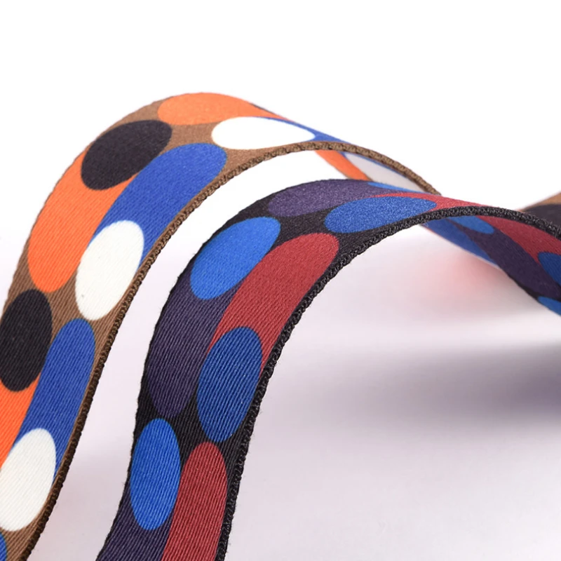100cm Woman Bag Strap DIY O Bag Wide Shoulder Straps For Luxury Dots Decoration Canvas Webbing Shoulder Bag Strap Accessories