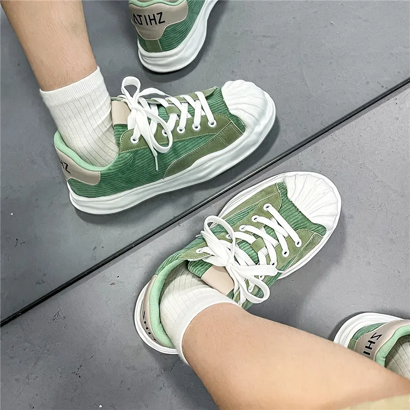 Fashion Casual Men's Shoes 2022 Summer New Shell Head Sports Casual Shoes Men's Shoes Simple and Versatile Men's Shoes 4