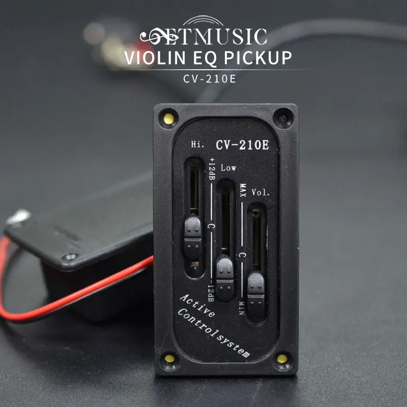 Electric Violin Pickup Adjustable Fiddle Bridge Saddle Pickup Piezo Cv