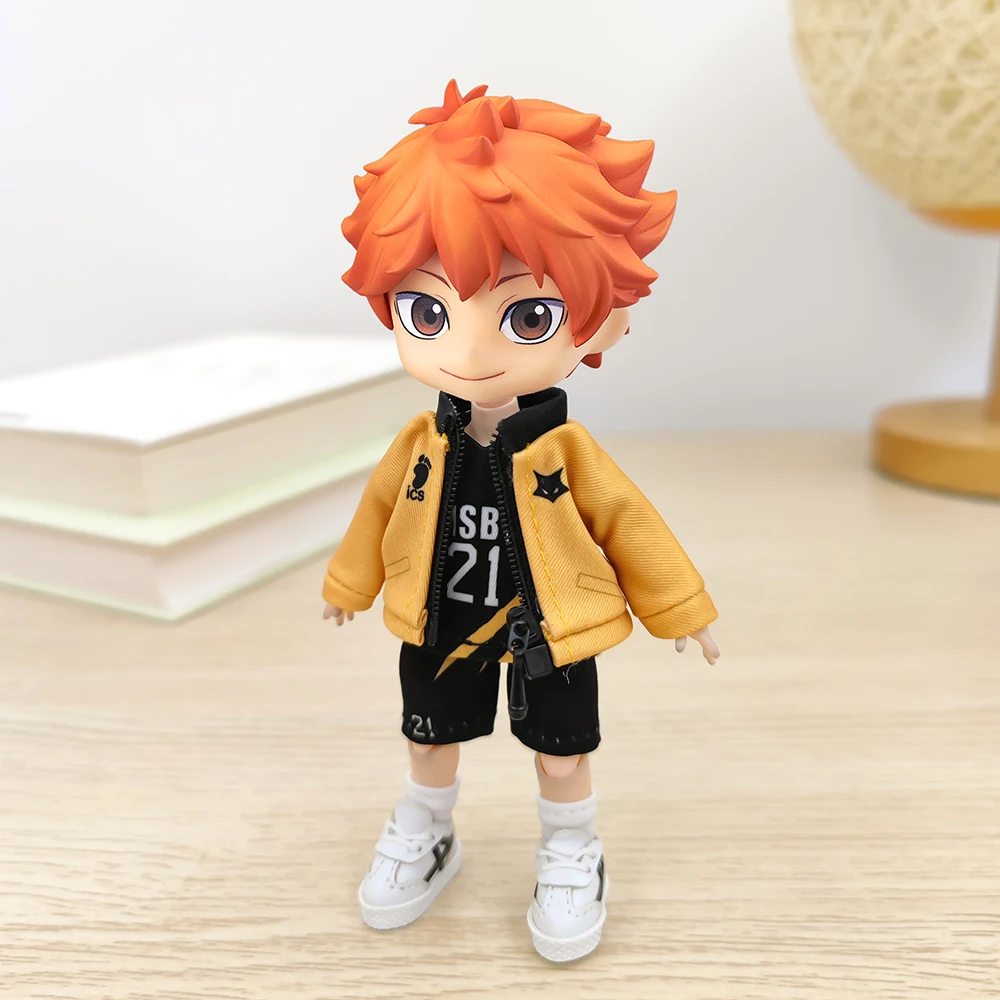 

1/12 BJD Team Uniform Clothing Use Costume Haikyuu!! Hinata Shoyo Sakusa Kiyoomi Miya Atsumu OB11 Clothes Cosplay