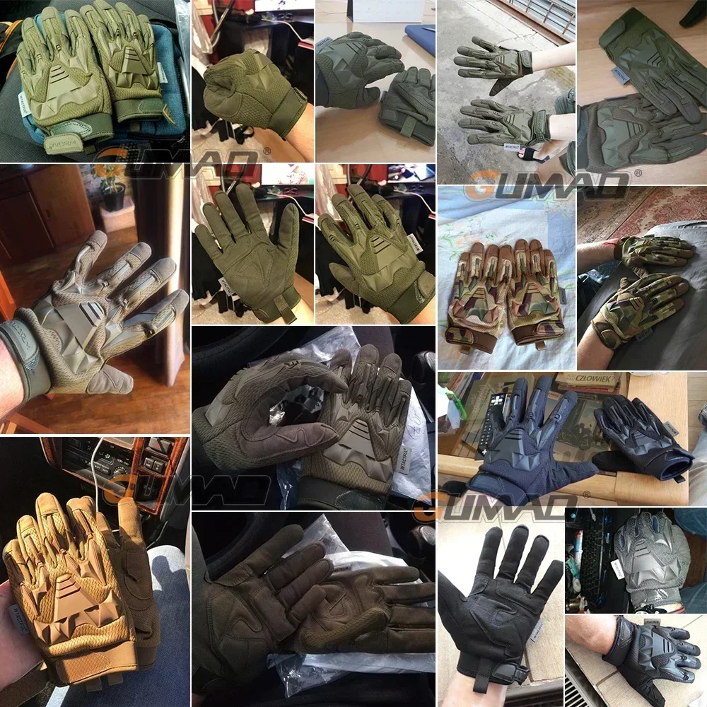 Finger Gloves Sports Gloves Tactical Gloves Camo Tactical Gloves Men Outdoor Hunting Hiking Climbing Sports Camping Combat Anti-skid Cycling Bike Full Finger Mittens Women