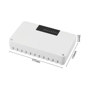 5/8 โซน Central Heating Controller ชั้นน้ําร้อนระบบปั๊มวาล์ว Actuator ระบบทําความร้อนกลางอัจฉริยะ Hub Controller 8
