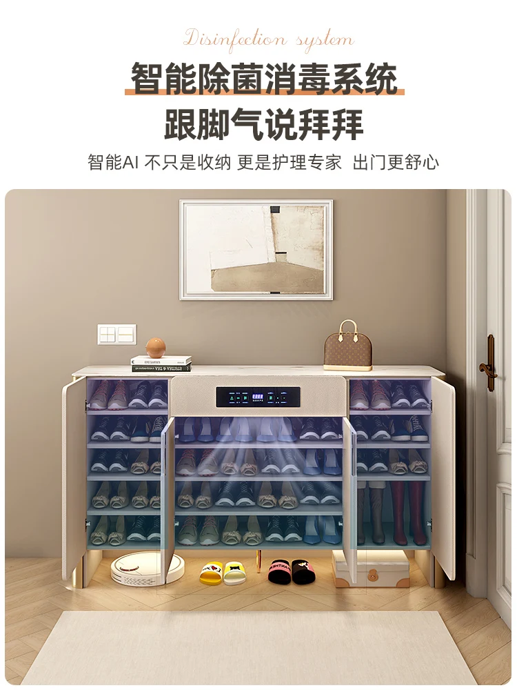 

Stone Plate Large Capacity Intelligent Disinfection Shoe Cabinet Deodorant Sterilization Drying Household