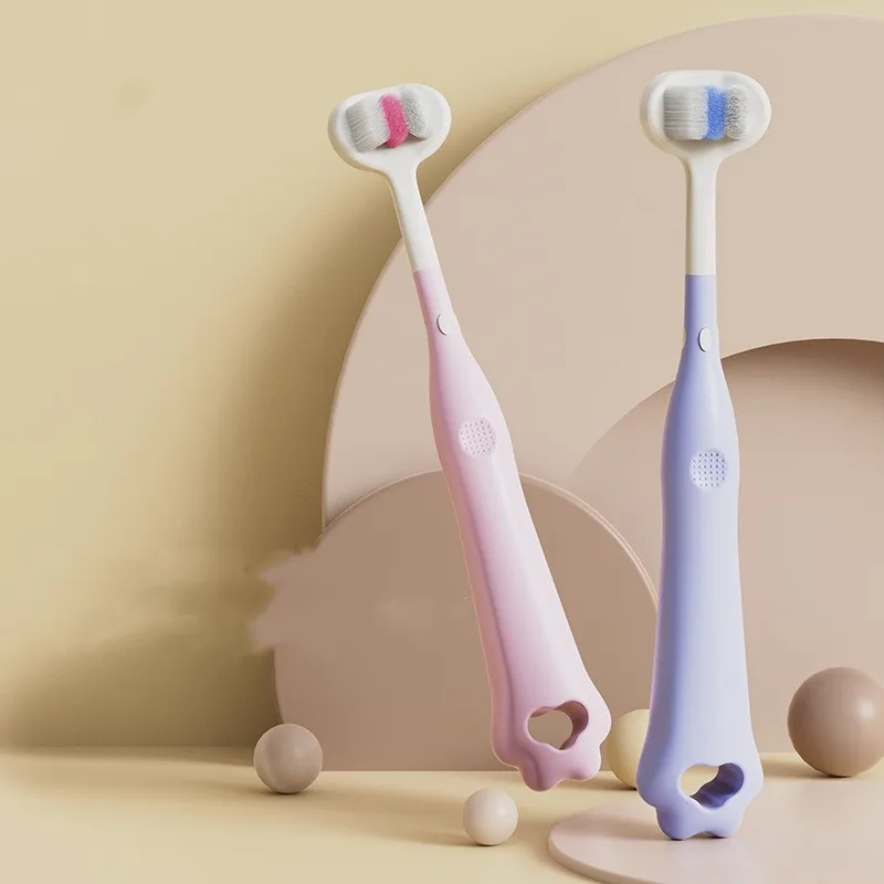 

Зубная щетка Детская трехсторонняя с мягкой щетиной, 360 градусов