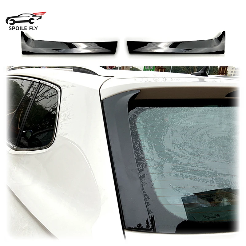 

For VW Tiguan MK2 2017 2018 2019 2020 2021 2022 2023 Black Rear Window Side Spoiler Canard Canards Splitter Accessories Exterior
