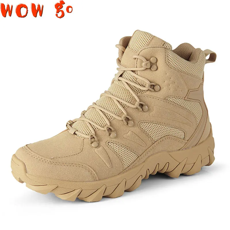 

New Western Boots Men Hiking Shoes Wearable Military Tactical Boots For Men Outdoor Men Sneakers For Trekking Hiking Boots