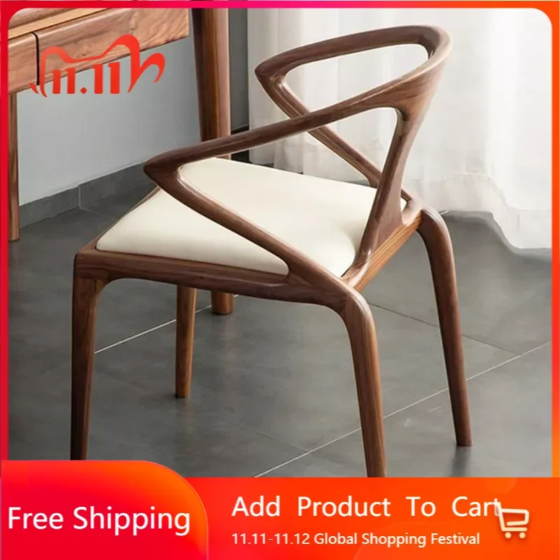 

Эргономичные скандинавские обеденные стулья, роскошные стулья для офиса, Дизайнерские деревянные складные стулья, мебель 1