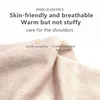 Wool Blend Double Shoulder Warmer Elastic Back Shoulder Support Brace Wrap with Long / Short Sleeves for Arthritis Pain Relief 2