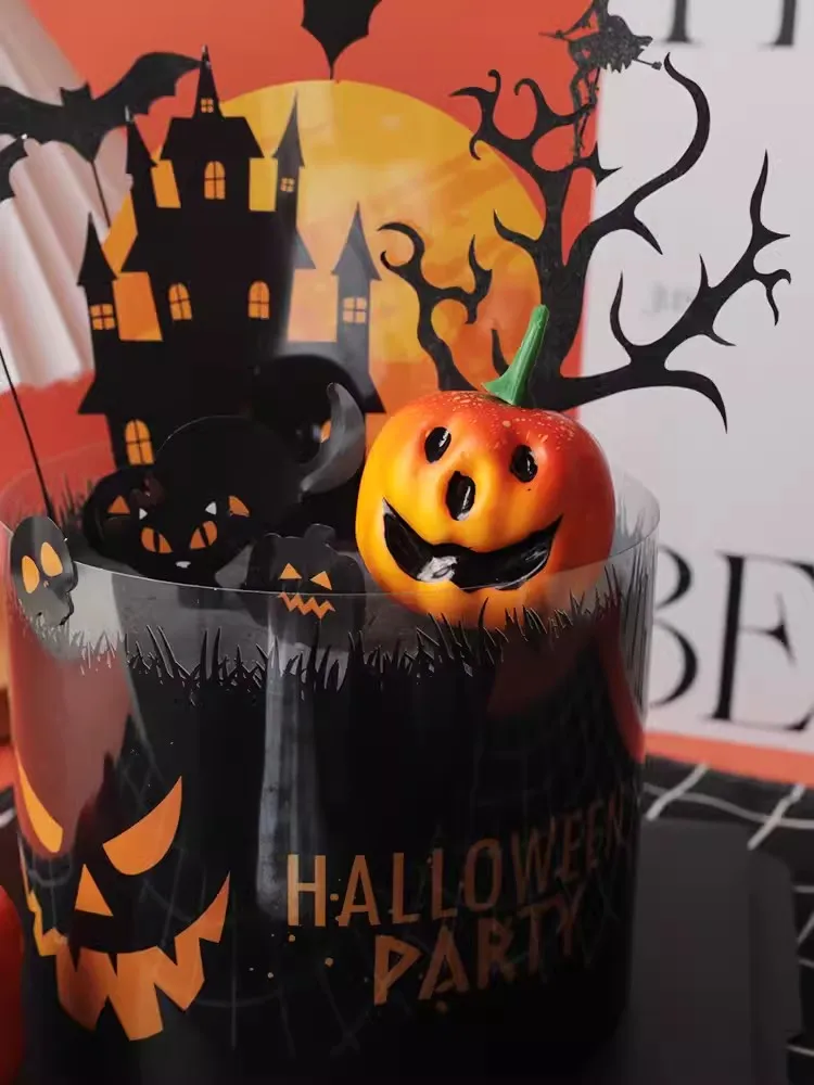73-teilige Halloween-Kuchen-Deko – Spukhaus, Kürbis, Geister & Fledermäuse Für Grusel-Partys