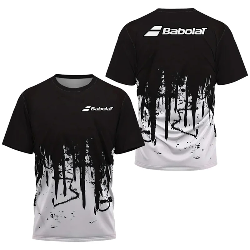 

Fashion Simplicity Harajuku Men's T Shirt Badminton Tennis Training Clothing Summer New Loose Tops Casual O-neck Sports T-Shirts