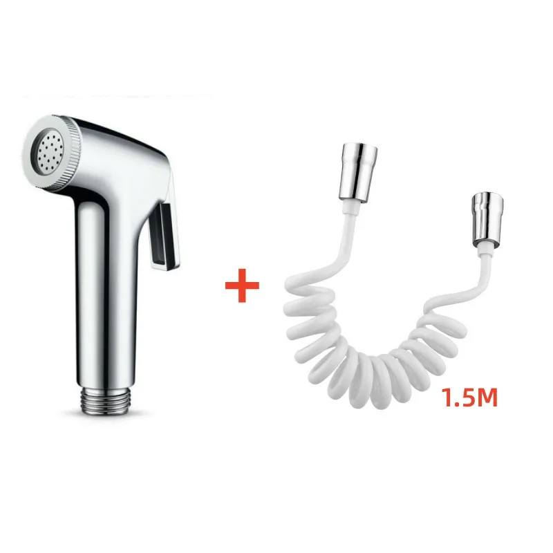 Handheld Water Toilet Bidet Sprayer Flexible Spring Shower head Hose tube Telephone Line soft Hoses bathroom Accessories Handheld Water Toilet Bidet Sprayer Flexible Spring Shower head Hose tube Telephone Line soft Hoses bathroom Accessories