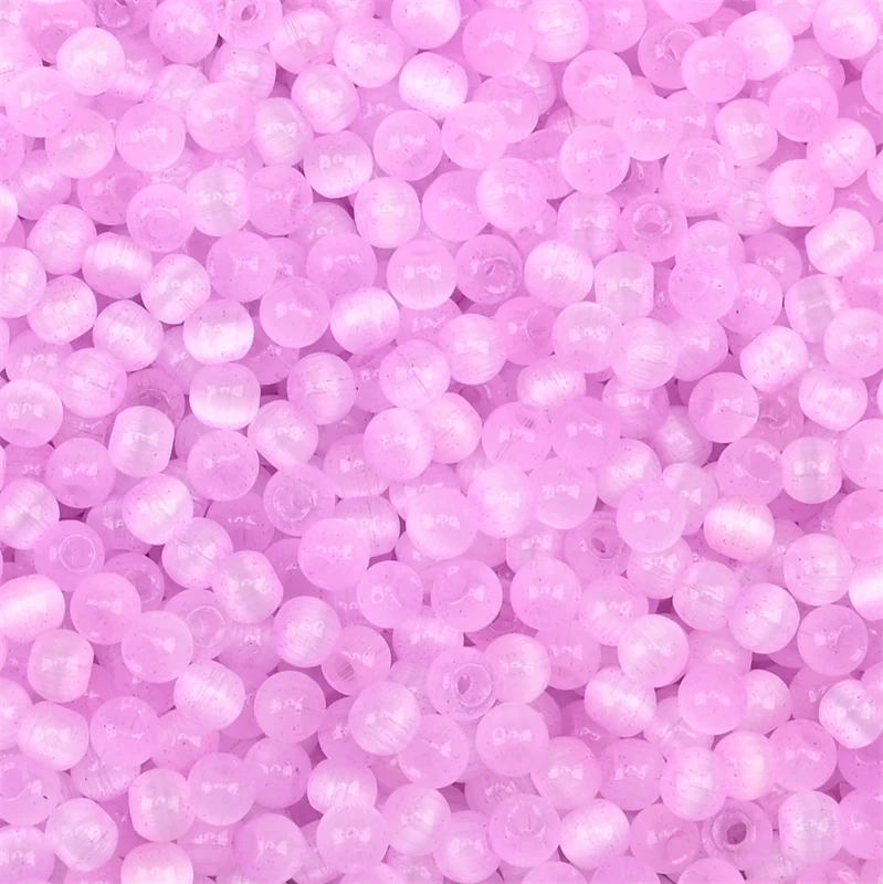 4 mm gebürstete Katzenaugen-Glasperlen, durchscheinende kleine Bastelperlen für die Schmuckherstellung, DIY-Armband, Halskette – Detail 12