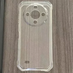 Soft Silicone Protective Phone Case - Durable TPU Back Cover Shell for FOSSiBOT F105 (Transparent)