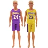 25 Style Ken Babies Doll Clothes Sportswear Prince's Daily Clothing Overcoat for Barbies 30 Cm Ken Boy Clothes,Birthday Present 6