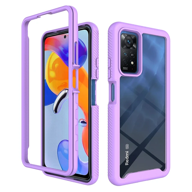 Funda para teléfono compatible con Xiaomi Redmi Note 13 Pro 5G, funda  delgada con soporte de PC y TPU, funda protectora resistente a prueba de  golpes