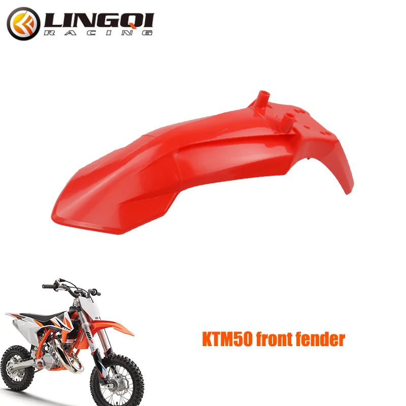

LINGQI RACING Motorcycle Front Fender Mudguard Mud Guard Fairing For For China KT50 DB20 SENIOR JUNIOR Mini Dirt Bike