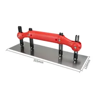 1Pc Adjustable High-Carbon Steel Curved Trowel for Drywall Skimming, Wall Smoothing, and Putty & Mortar Applications 2