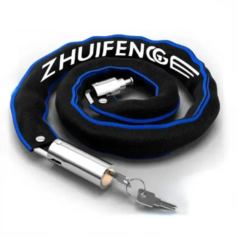 Hochfestes Motorrad-Kettenschloss – Diebstahlschutz aus legiertem Stahl der 7er-Serie für Mountainbikes und Rennräder