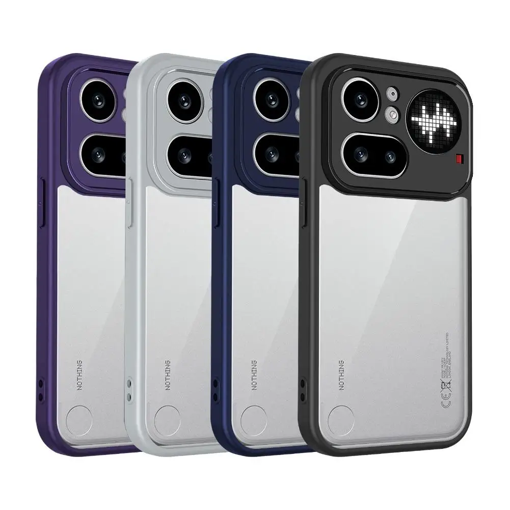 케이스 포 나씽 폰 4A 프로 매트 충격 방지 범퍼 낙하 방지 스크래치 방지 초박형 경량 보호용 백 커버