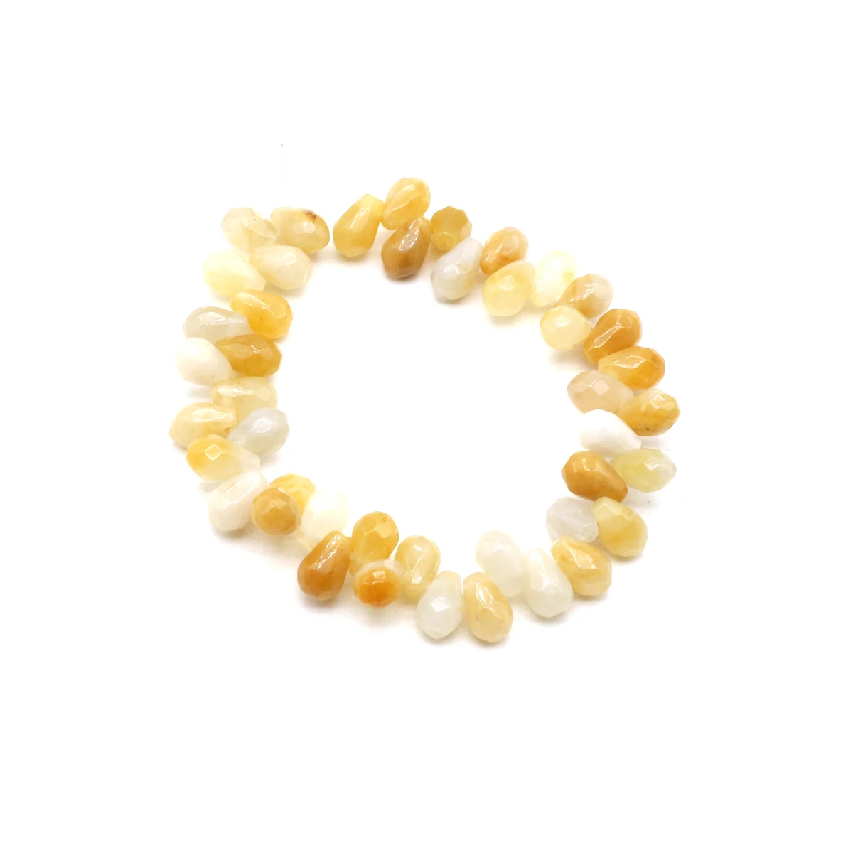 Natural Stone Faceted Prismatic Water Drop Crystal Agate Opal Beaded Reiki Healing Jewelry Making Necklace Earring Accessories