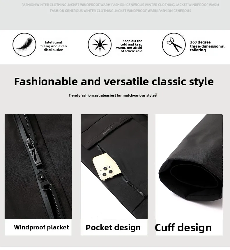 الراقية طويلة رشاقته الشتاء العلامة التجارية الجديدة عارضة الأزياء الثقيلة مقنعين سترة سترة في الهواء الطلق سترة واقية يندبروف معاطف ملابس خارجية