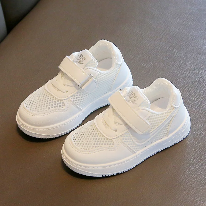 Children's White Shoes 2025 Summer New Boys and Girls Sports Shoes