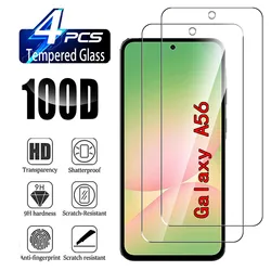 Premium 9H Tempered Glass Screen Protector Film - 2/4 Pack - 2 pieces (For Galaxy A56)
