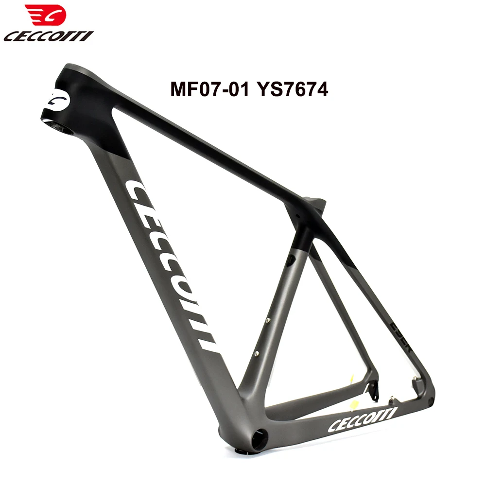 CECCOTTI XC Hardtial 29er MTB Model 148mm Boost Mountail Bicycle Frame BB92 Carbon Framework 29